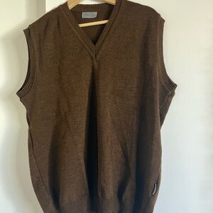 Men's Brown Sweater Vest